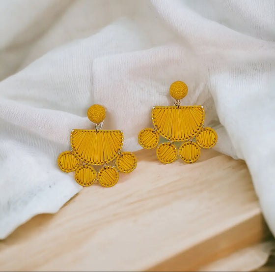 Yellow Sunset Earrings