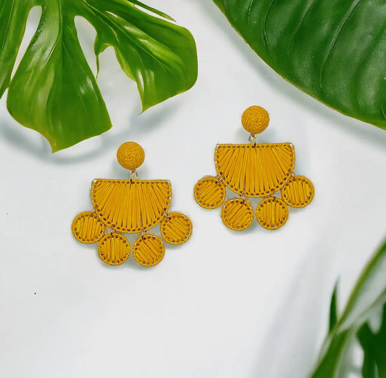 Yellow Sunset Earrings