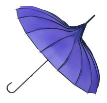  Ribbed Violette Umbrella