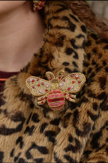  Beaded Bee Brooch