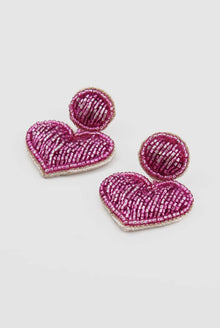  Purple Heart Earrings