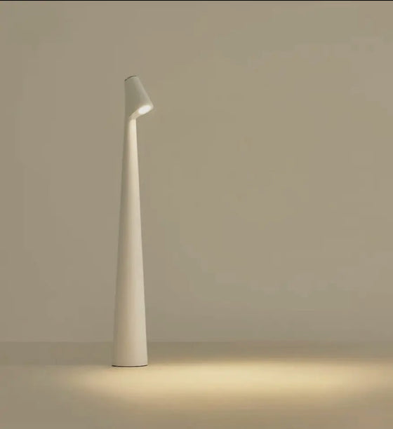 White Portable Dimmable Lamp 45 cm