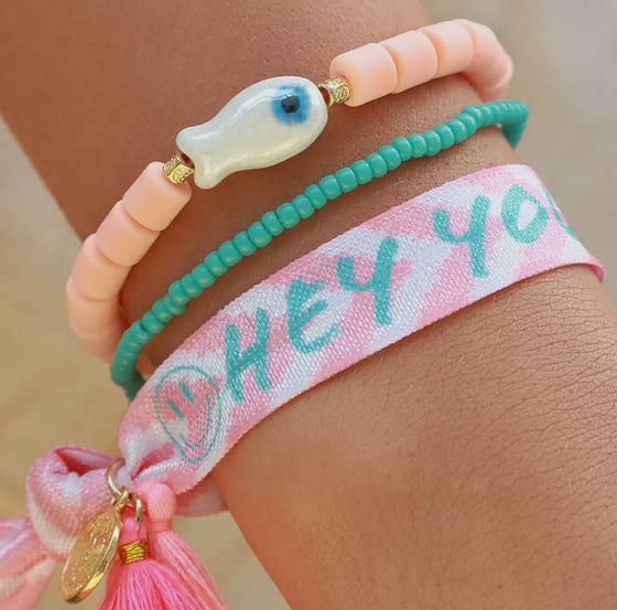 Bracelet Colorful Fish Peach