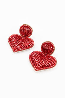  Red Heart Earrings