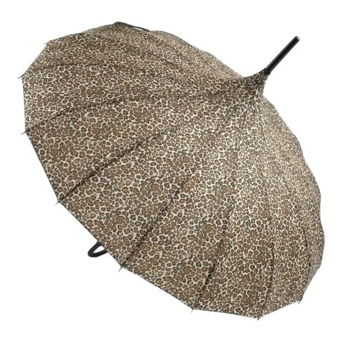 Classic Leopard Pagoda Umbrella