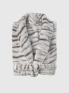 White Siberian Tiger Unisex Robe