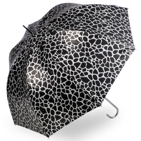 Silver Metallic Giraffe Umbrella