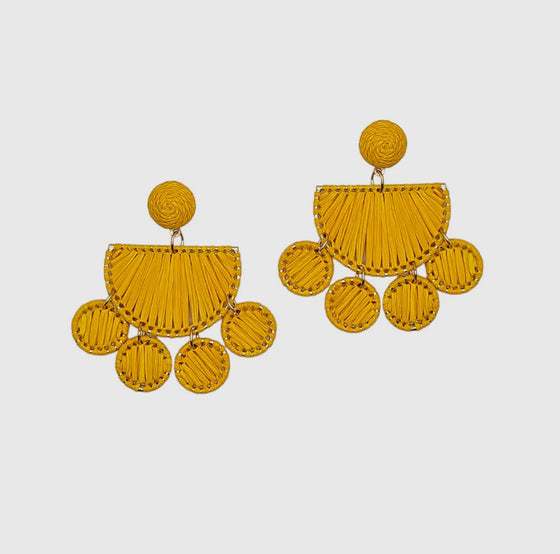 Yellow Sunset Earrings