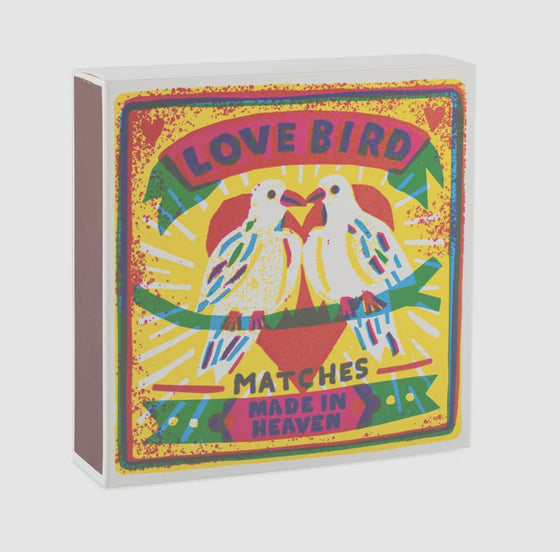 Love Birds by the Printed Peanut Matchbox