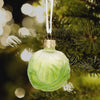 Sparkly Brussel Sprout Christmas Decoration