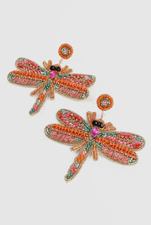  Beaded Dragonfly Earrings