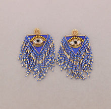  Blue Evil Eye Earrings